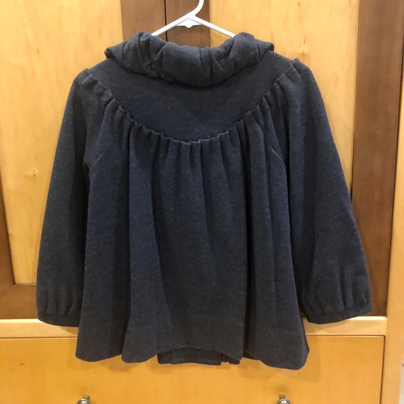 Navy coat with silver buttons - Picture 2 of 5